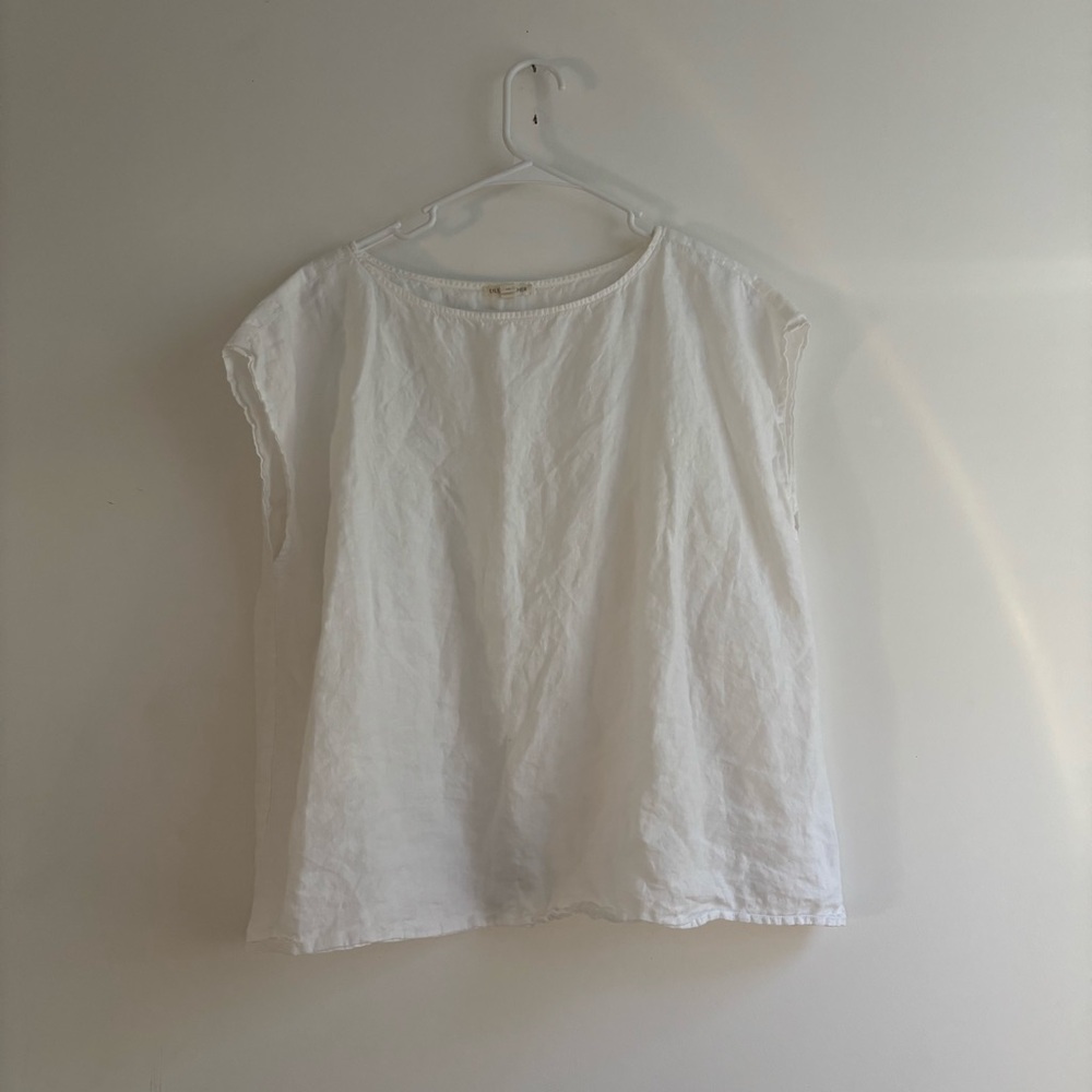 Eileen Fisher White Blouse